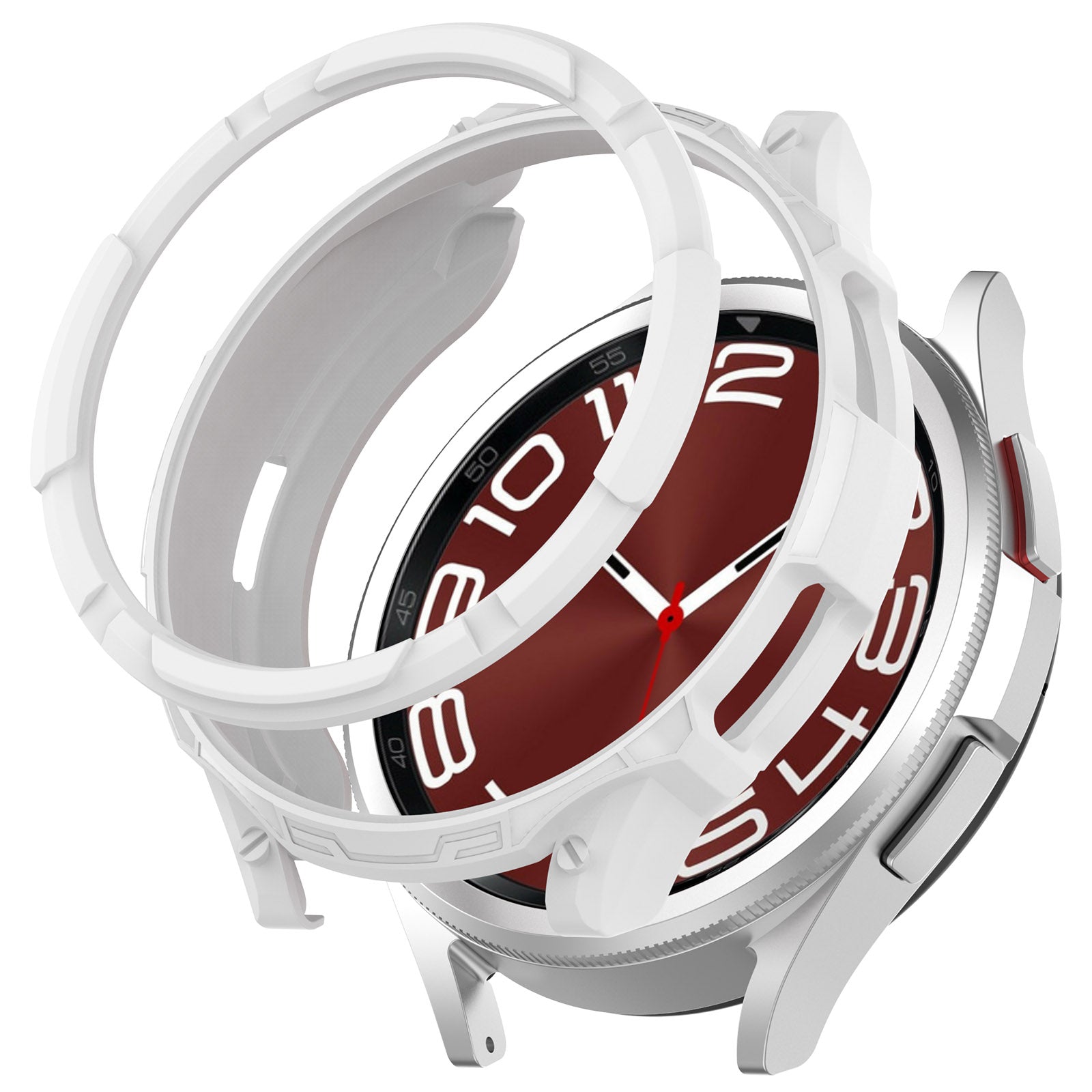 For Samsung Galaxy Watch6 Classic 47mm Soft TPU Watch Case Protective Frame with Bezel Ring For Samsung Galaxy Watch6 Classic 47mm Soft TPU Watch Case Protective Frame with Bezel Ring